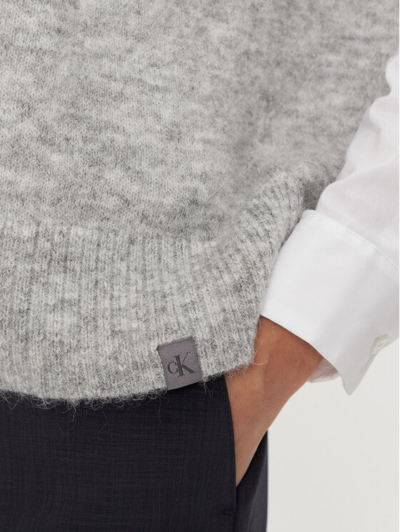 Calvin Klein Jeans Calvin Klein Jeans Пуловер J20J224637 Сив Regular Fit