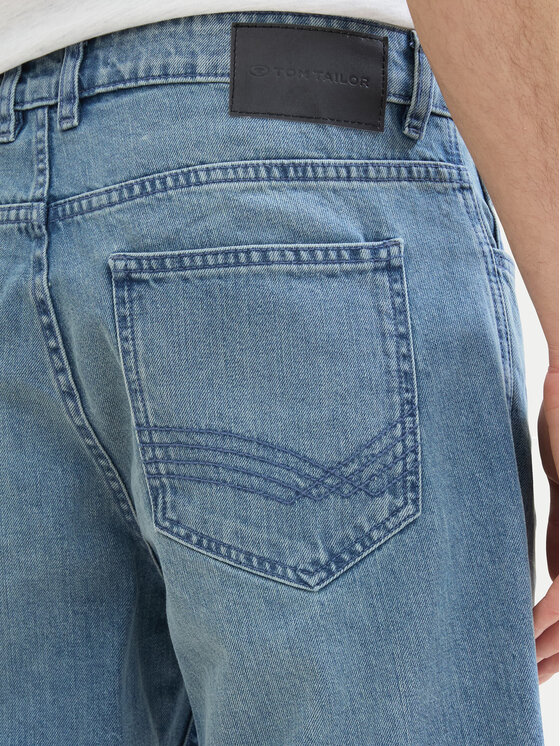 Tom Tailor Tom Tailor Jeans kratke hlače 1040194 Modra Regular Fit