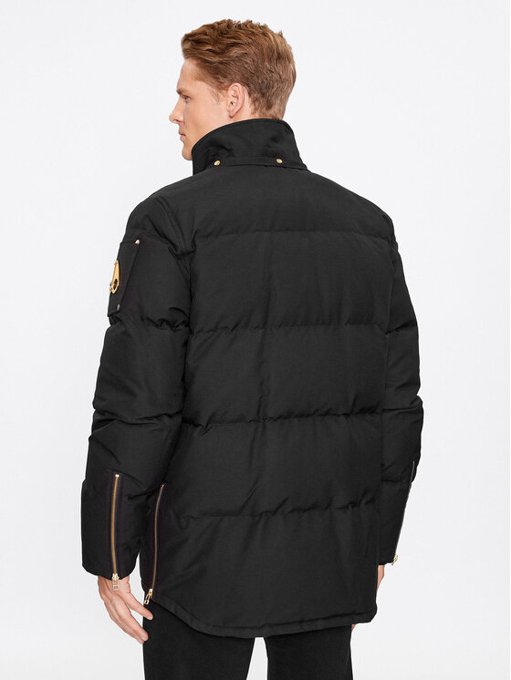 Moose Knuckles Moose Knuckles Vatovaná bunda Gold 3Q Jacket Sharling M32MJ128GS Čierna Regular Fit