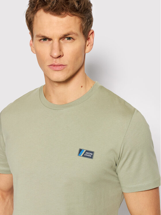 T-shirt Jake 12208432 Verde Regular Fit