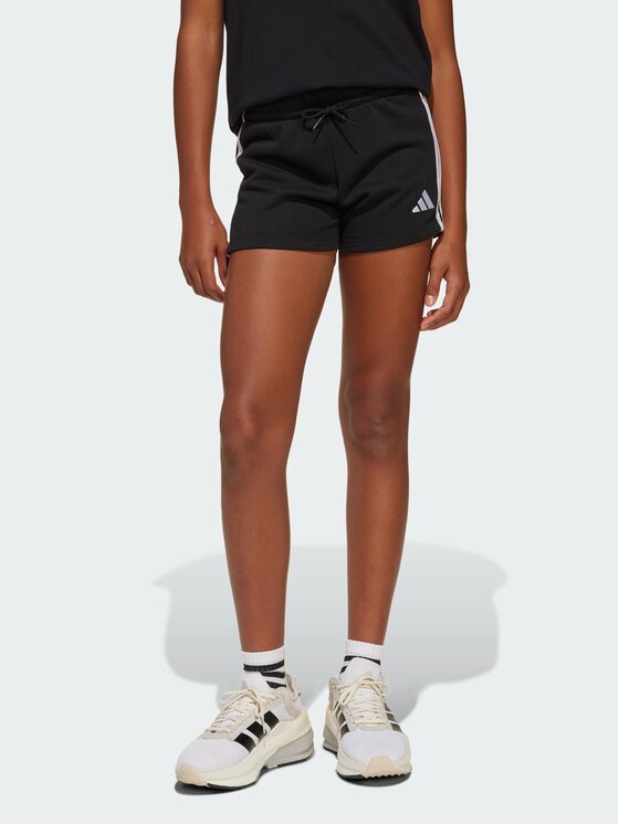 adidas adidas Szorty materiałowe Essentials Czarny Regular Fit