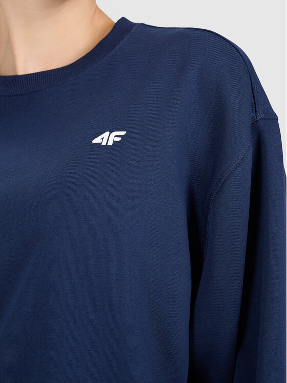 4F 4F Bluza 4FWMM00TSWSF2534-31S Granatowy Active Fit