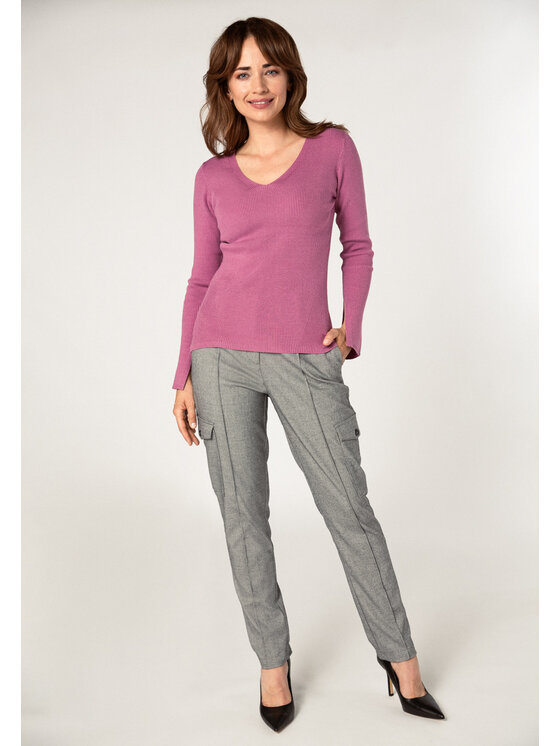 QUIOSQUE QUIOSQUE Sveter 6TR001 Ružová Regular Fit