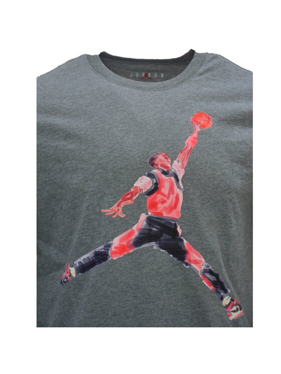 Nike Nike T-Shirt Brand Graphic Szary Standard Fit