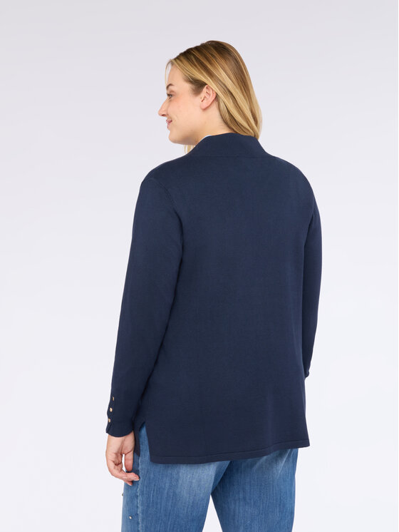 Fiorella Rubino Fiorella Rubino Cardigan M630L008004N034 Blu A-Line Fit