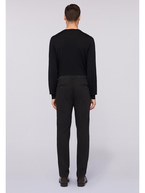 Trussardi Trussardi Pantaloni di tessuto P711M000092N033 Nero Boy Fit