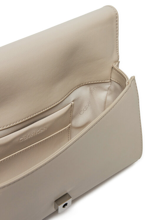 Calvin Klein Calvin Klein Torbica Diamon Quilt Conv K60K612905 Écru