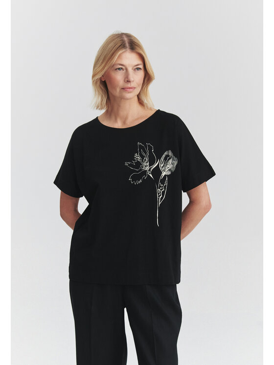 TATUUM TATUUM Tričko LALI 2 Čierna Classic Fit