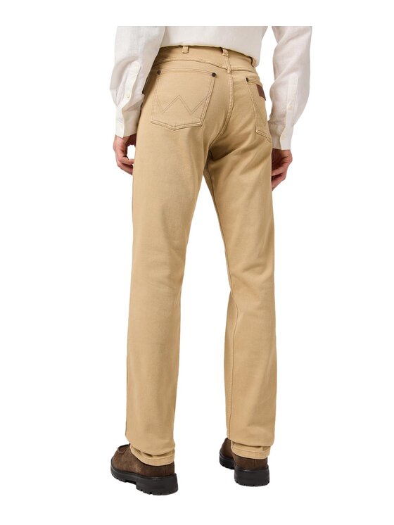 Wrangler Wrangler Jeansy 112362436 Beżowy Straight Leg
