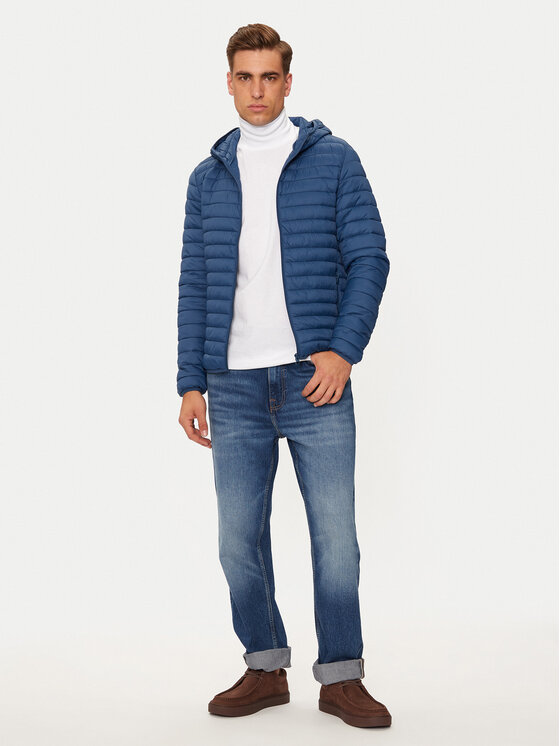 United Colors Of Benetton Giubbotto piumino 2BA2UN02O Blu Regular Fit Modivo