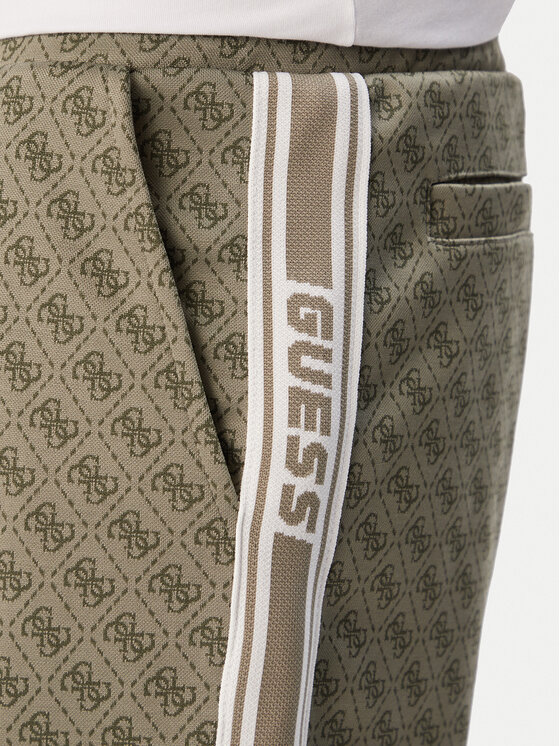 Guess Guess Teplákové kalhoty Z5BB19 K2042 Zelená Regular Fit