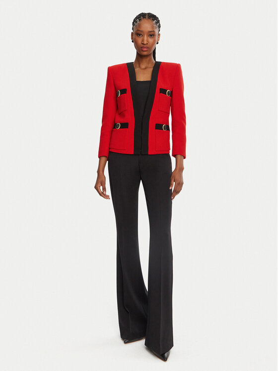Balmain Balmain Zakó DF1SM370WB86 Piros Regular Fit
