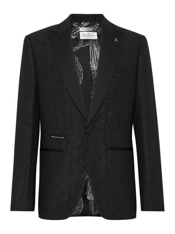 PHILIPP PLEIN PHILIPP PLEIN Giacca da abito 25475 Nero Fitted Fit
