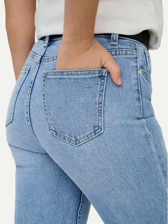ONLY ONLY Džínsy Emily 15361608 Modrá Straight Fit