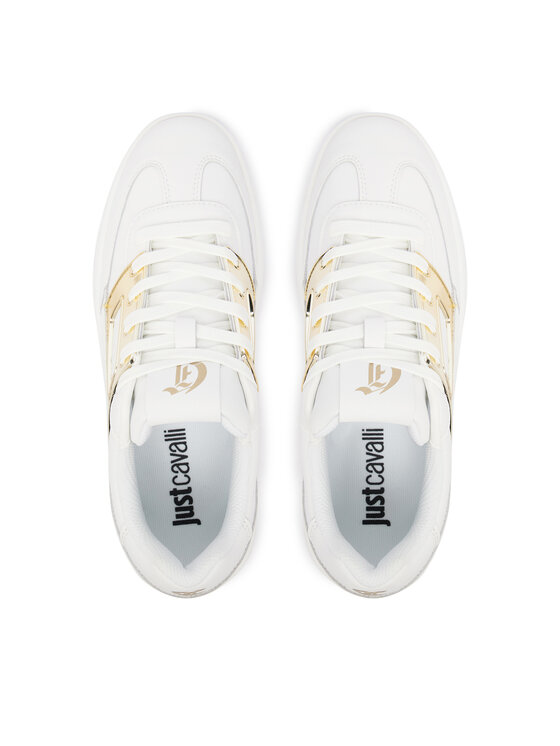 Just Cavalli Just Cavalli Sneakersy 80RA3SM2 ZPC07 Bílá