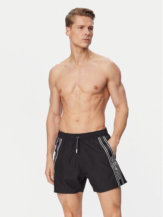 Emporio Armani Emporio Armani Plavecké šortky EM000583 AF20426 UC001 Černá Regular Fit