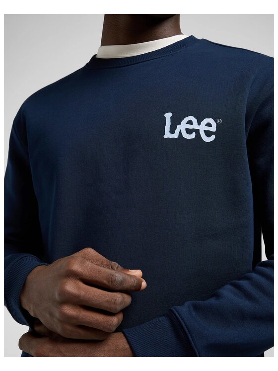 Lee Lee Bluza WOBBLY SWS Niebieski Regular Fit