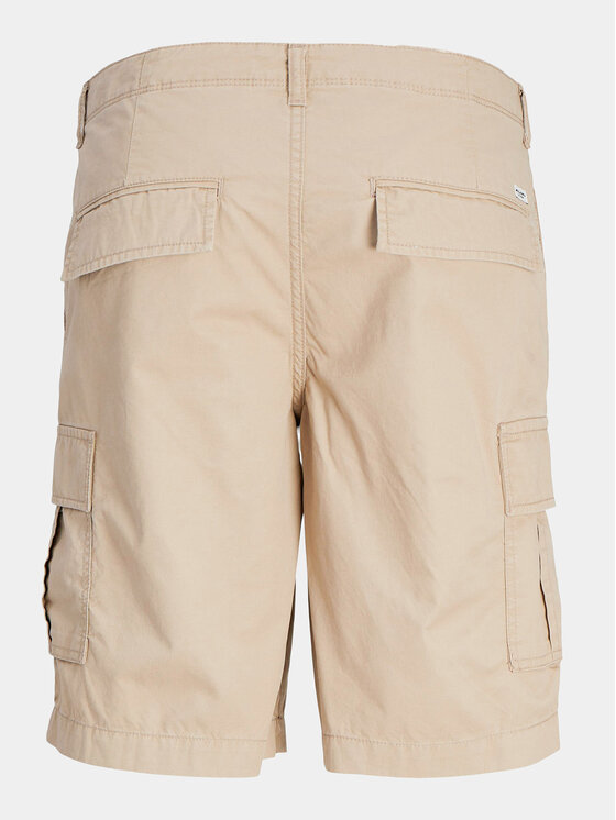 Jack&Jones Jack&Jones Kratke hlače iz tkanine Jpstcole 12253222 Bež Loose Fit