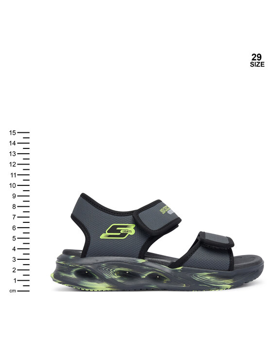 Skechers Skechers Sandali Skechers S-Lights: Sola Glow Sandal - Fusion Brights Grigio