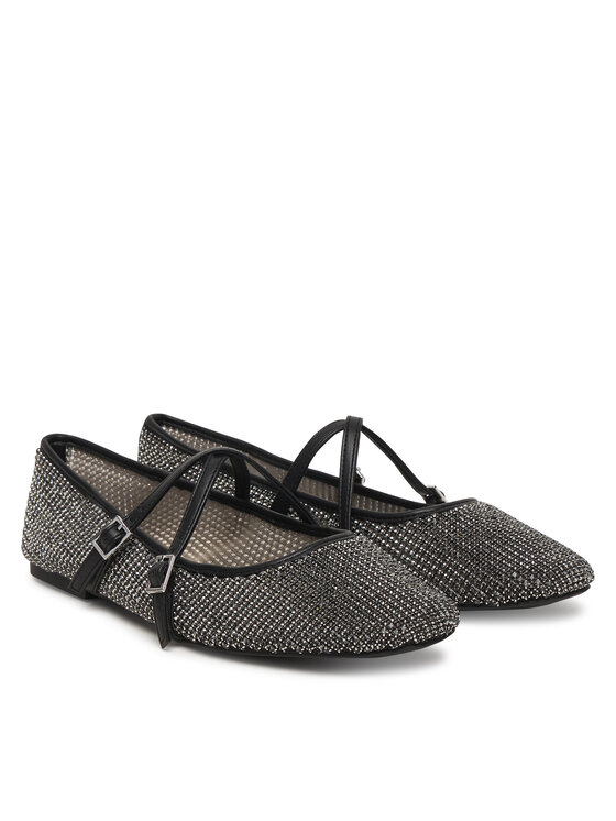 Steve Madden Steve Madden Baleríny Watchlist 11005277 Černá