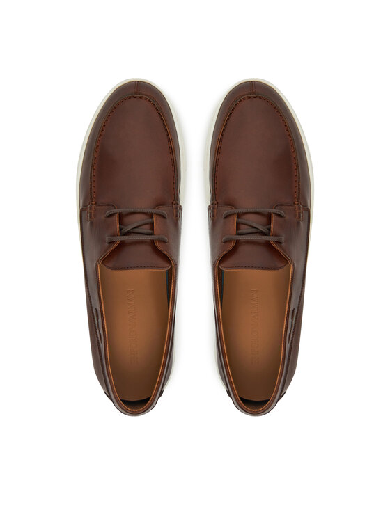 Emporio Armani Emporio Armani Nizki čevlji X4X662 XF849 00257 Rjava