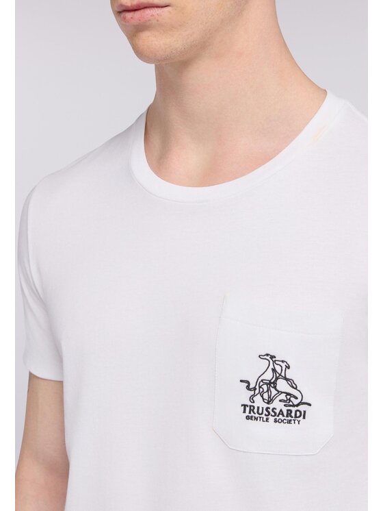 Trussardi Trussardi T-shirt G0298000053N001 Bianco Regular Fit