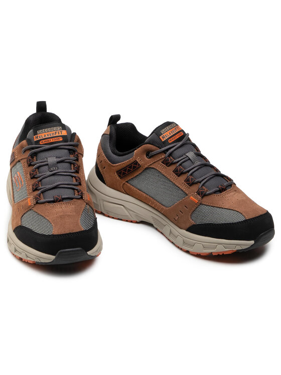 Skechers Skechers Трекінгові черевики Oak Canyon 51893/BRBK Коричневий