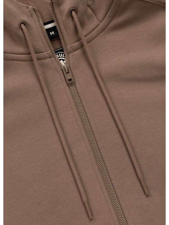 PITBULL PITBULL Bluza ARBOR TAPE Brązowy Regular Fit