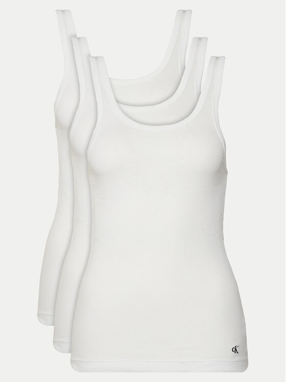 Calvin Klein Underwear Calvin Klein Underwear Set de topuri﻿ LV00QS7493 Alb Regular Fit