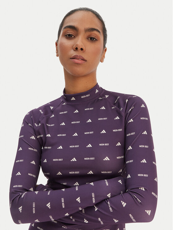 adidas adidas Blusa Moon Boot JM1104 Viola Slim Fit