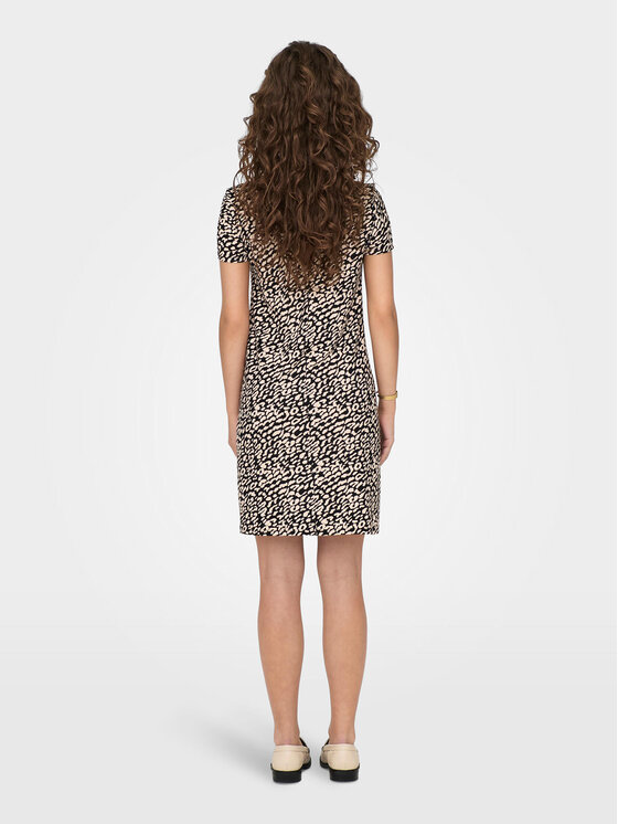 ONLY ONLY Letné šaty Bera 15131237 Čierna Regular Fit