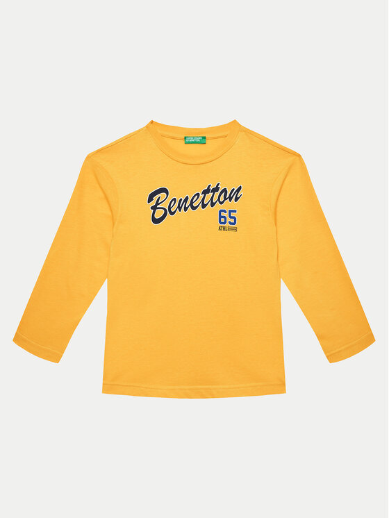 United Colors Of Benetton Bluză 3I1XC10JN Galben Regular Fit