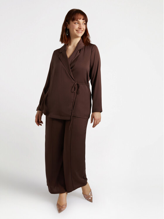 Fiorella Rubino Fiorella Rubino Camicia 5047T001274N022 Marrone Regular Fit