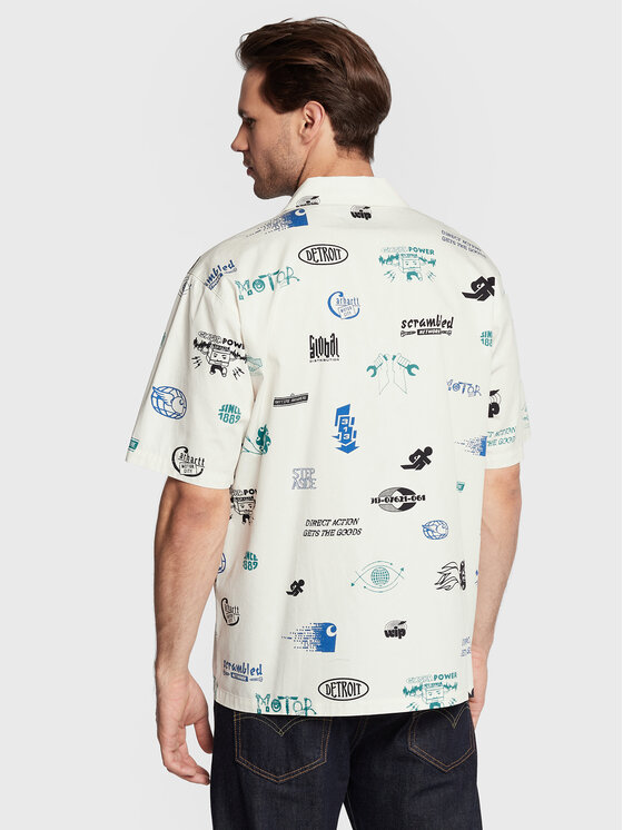 Carhartt WIP Carhartt WIP Сорочка Motor City I030042 Бежевий Loose Fit