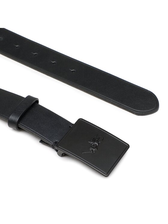 Polo Ralph Lauren Polo Ralph Lauren Pasek Męski 36mm Pp Plaque Belt 405691693005 Czarny