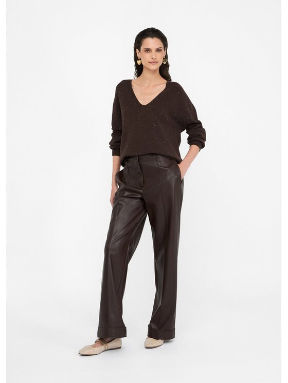 Liu Jo Liu Jo Maglione MF5233MA27RA4367 Marrone Regular Fit