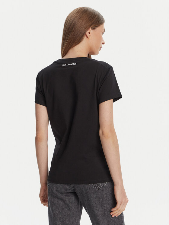 KARL LAGERFELD KARL LAGERFELD T-särk A3W17104 Must Regular Fit