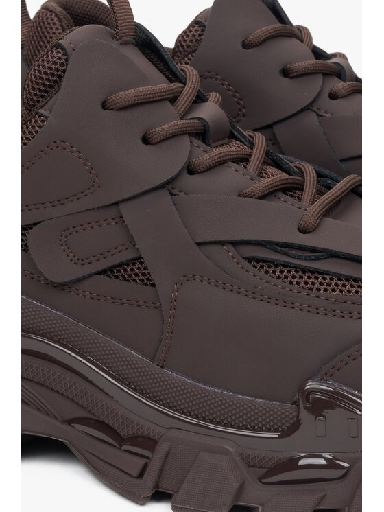 ES8 ES8 Sneakersy ER00114314 Brązowy ciemny