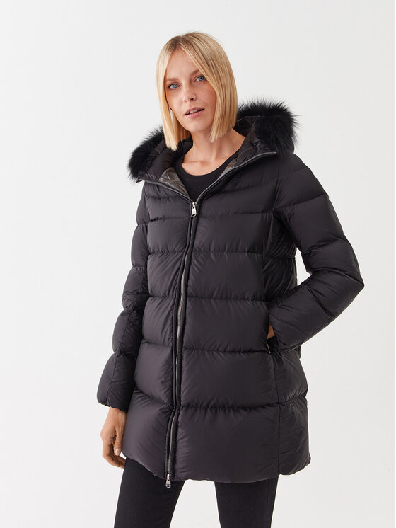 Hetregó Hetregó Pehelykabát Hanna 8M602F 22WD02 Fekete Regular Fit