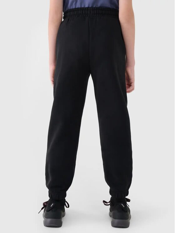 4F 4F Spodnie dresowe 4FJWMM00TTROM1510-20S Czarny Regular Fit