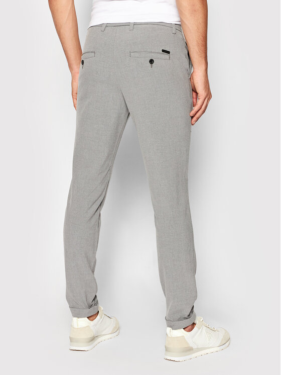 Jack&Jones Jack&Jones Παντελόνι chino Marco 12169491 Γκρι Slim Fit
