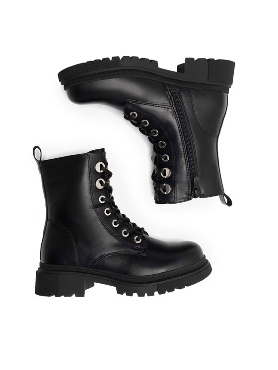 Nelli Blu Nelli Blu Schnürstiefeletten CS6171-01 Schwarz