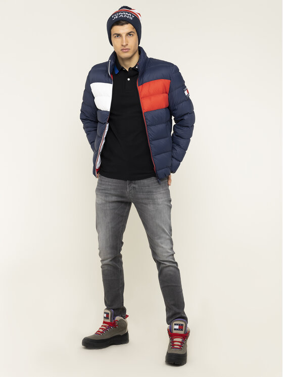 tommy jeans branded collar jacket