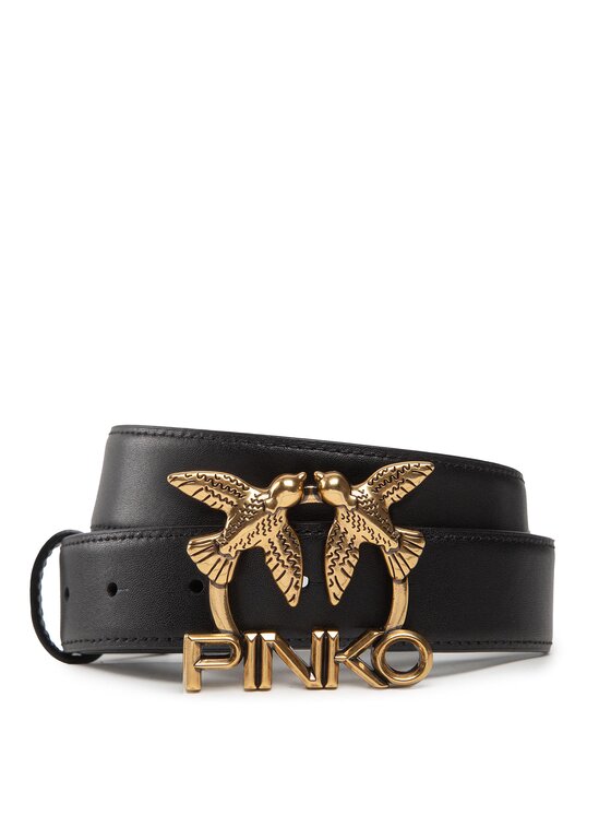 PINKO Pinko Naiste püksirihm Love Aster 1 Simply H3 Belt AL 22-23 PLT01 1H212N Y5H7 Must
