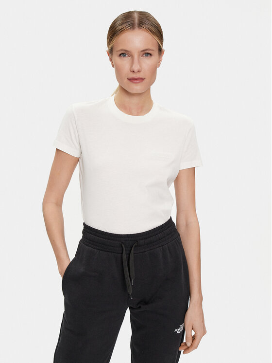 Napapijri Napapijri T-Shirt Iaato NP0A4HWU Εκρού Regular Fit