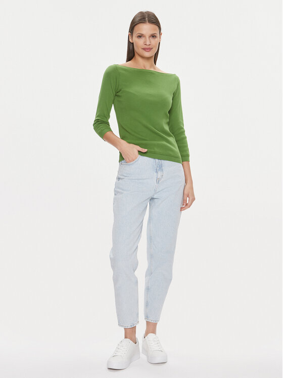 United Colors Of Benetton United Colors Of Benetton Pulover 1091D1M09 Zelena Regular Fit
