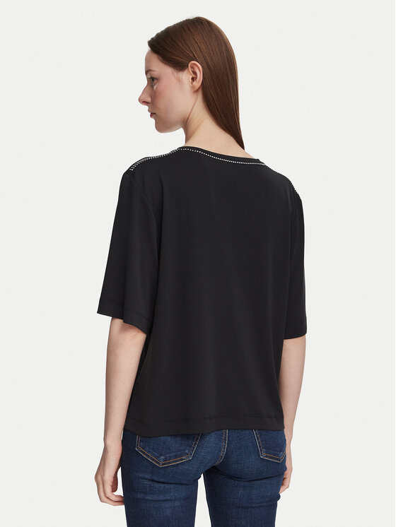 Guess Guess T-Shirt W6YP58 K5233 Czarny Relaxed Fit