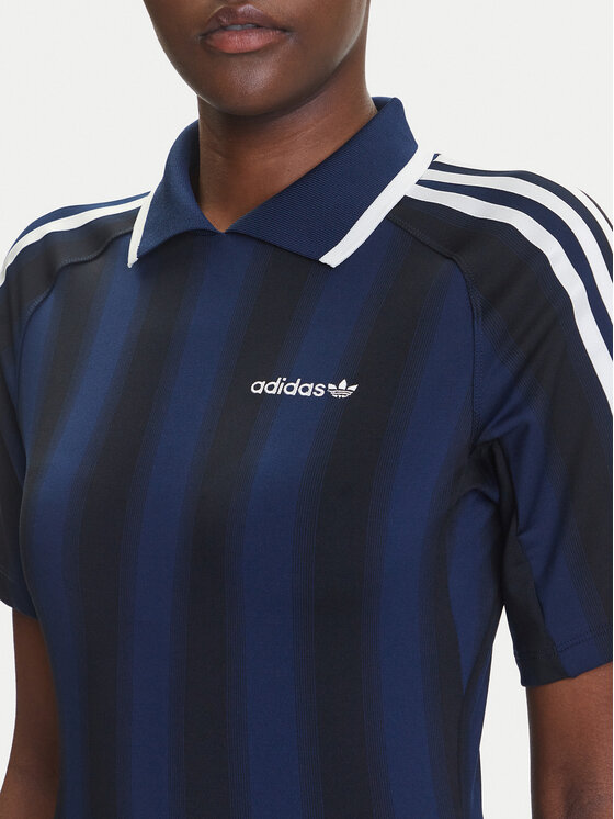 adidas adidas Sukienka codzienna Football Inspired Graphic JW5143 Granatowy Regular Fit