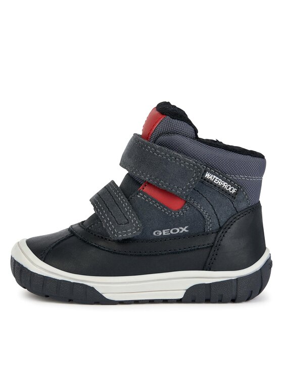 Geox Geox Šnurovacia obuv B Omar Boy Wpf B162DB 022FU C0047 S Sivá
