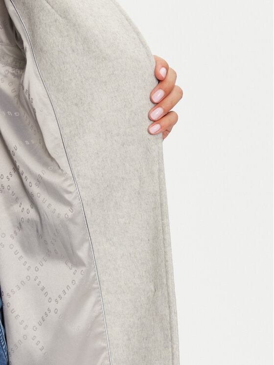 Guess Guess Zimní kabát Nancy W4BL32 WGJG2 Šedá Regular Fit